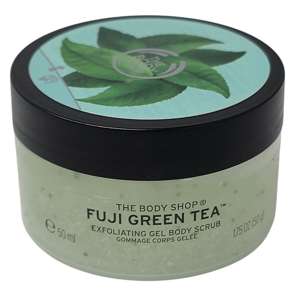 THE BODY SHOP‎ Fuji Green Tea Exfoliating Gel Body Scrub 1.75oz Discontinued
